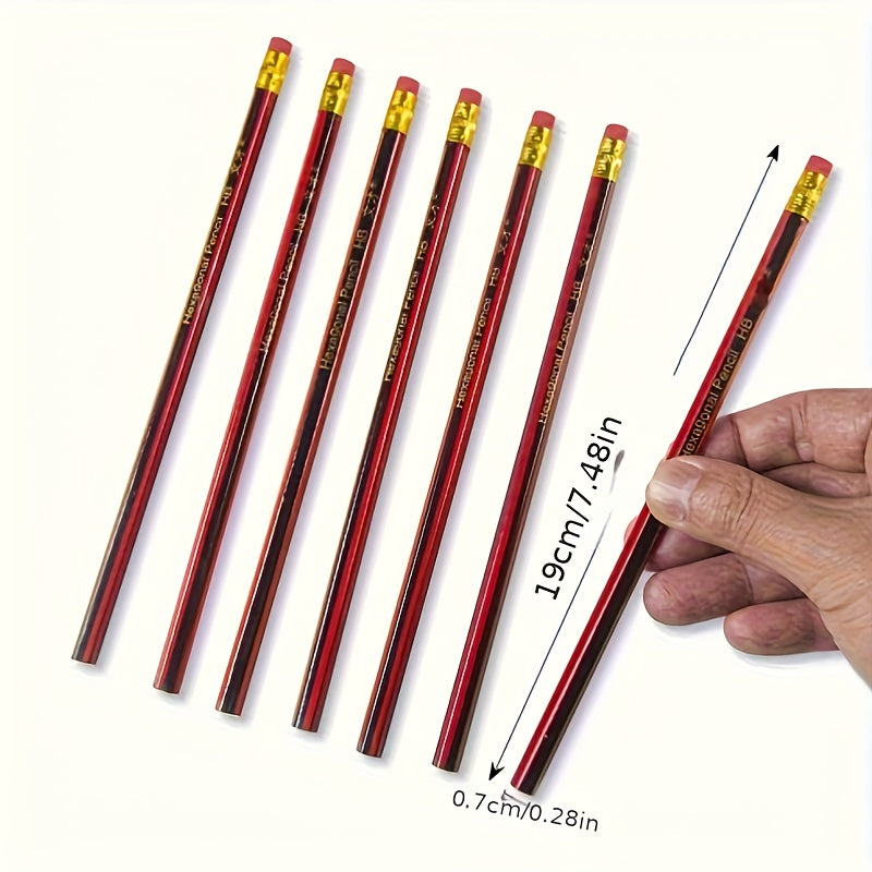 100pcs Premium HB Pencils with Erasers - Graphite Construction, Smooth 0.2mm Lead Core for Writing, Sketching & Drawing - Ideal for Students & Artists, School Supplies, Precision Tool, Highquality Material, Fine Liner Pencil, Creative Professionals