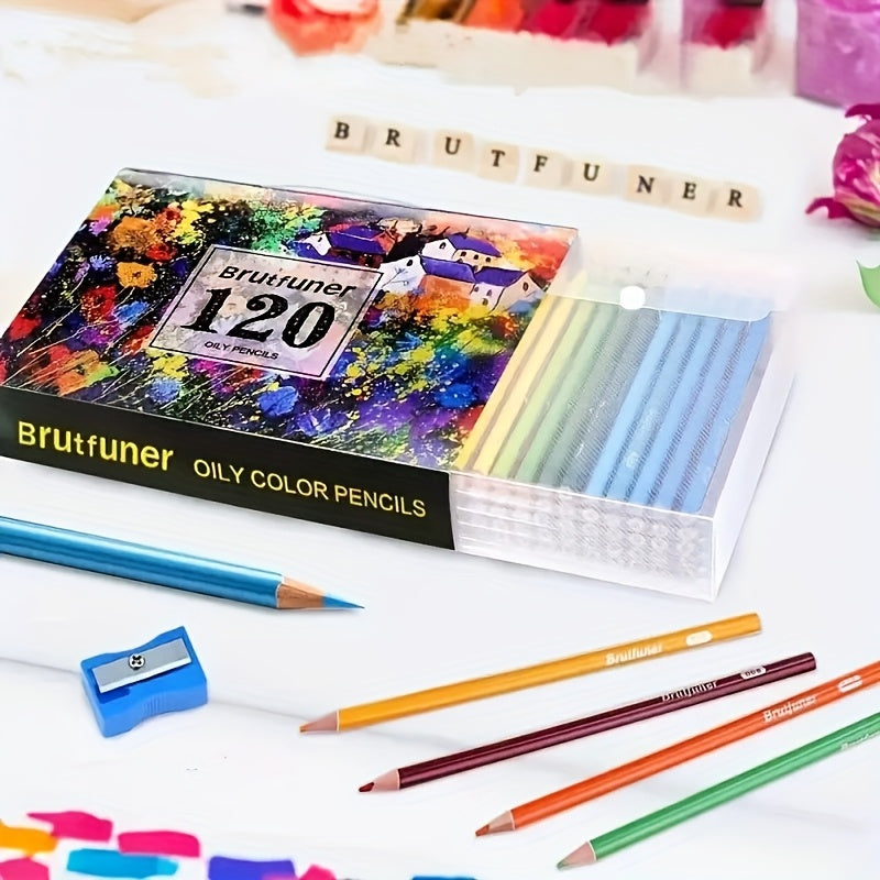 120\u002F180\u002F260 Colors Professional Oil-Based Wood Drawing Pencils Set For School, Sketch, Art Supplies, And Stationery, Cute School Supplies, Papeleria Bonita Y Barata